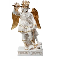 Figura Św. Michała Archanioła z Gargano 60 cm + korona